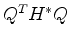 $Q^TH^*Q$